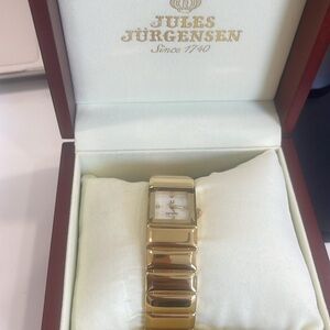 New Vintage Jules Jurgensen gold stainless steel Watch